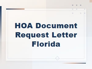 How to Request Hoa Documents in Florida